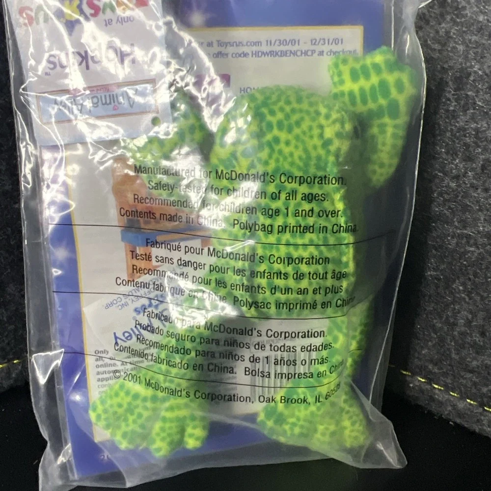 Animal Alley McDonalds‎ Happy Meal Toy Plush Hopkins the Frog 4